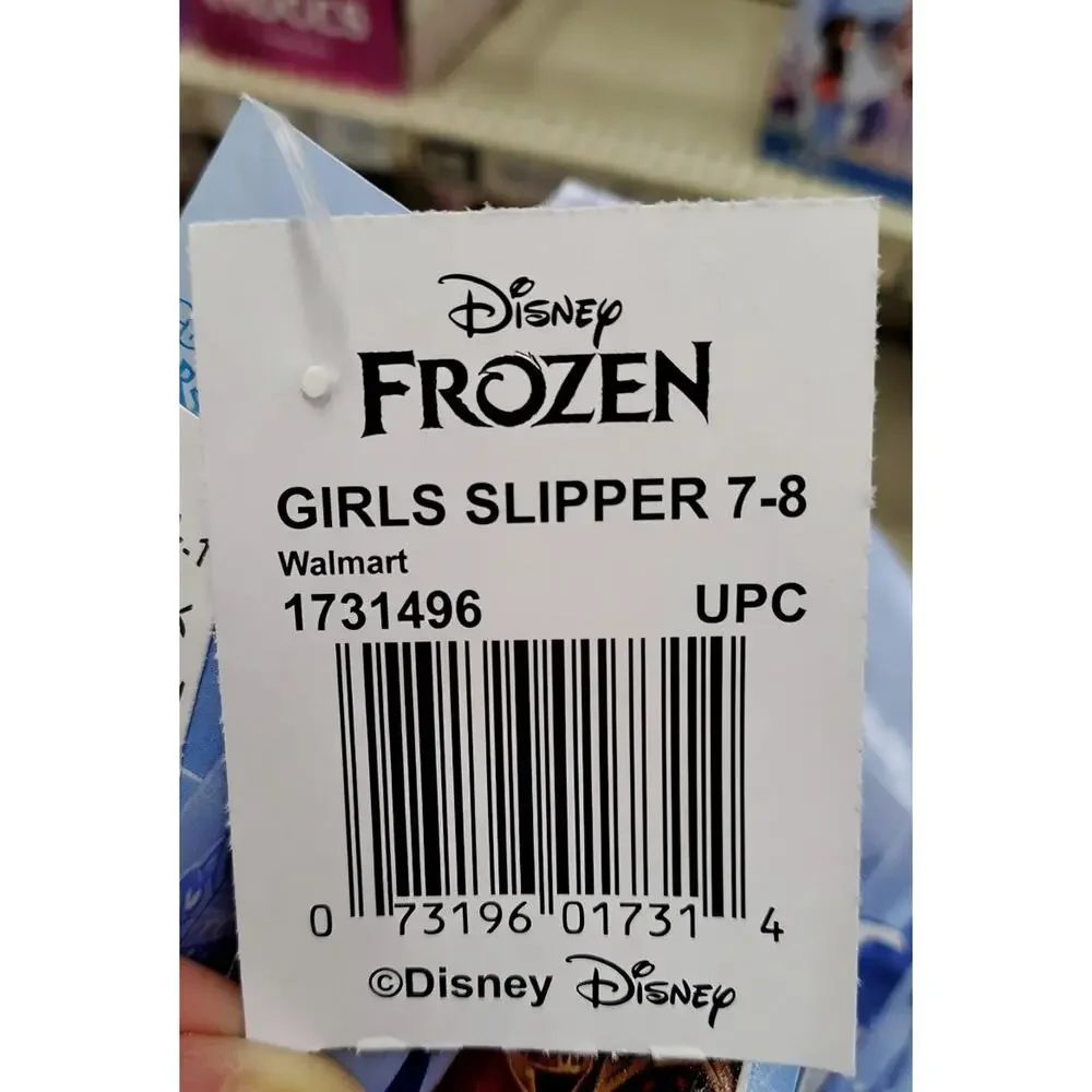 Disney Frozen Elsa & Olaf Plush Slippers